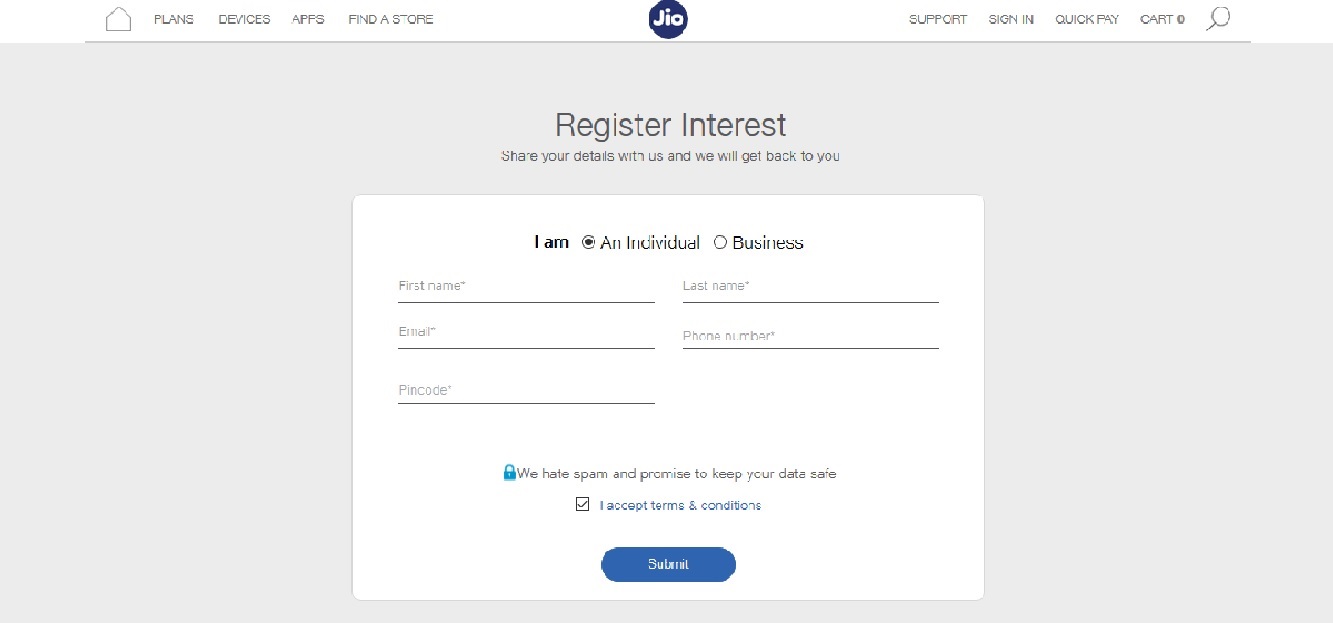 jio free mobile